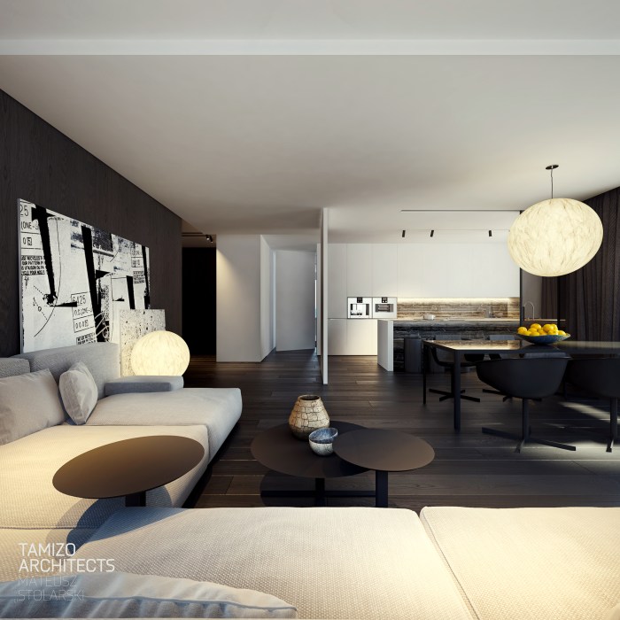 I.064 - Flat interior design on Behance