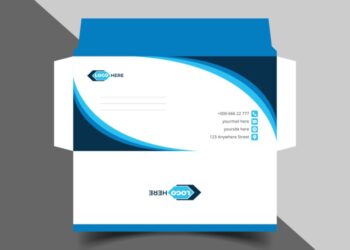 Corporate envelope template or envelope design 24262608 Vector Art at ...