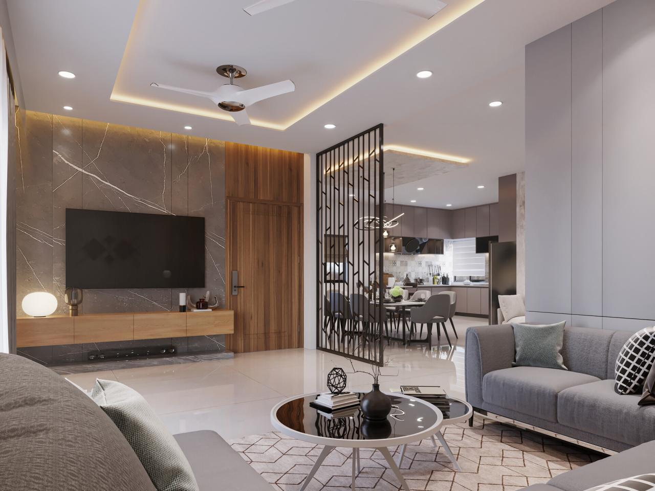 ArtStation - 1 bhk flat interior design